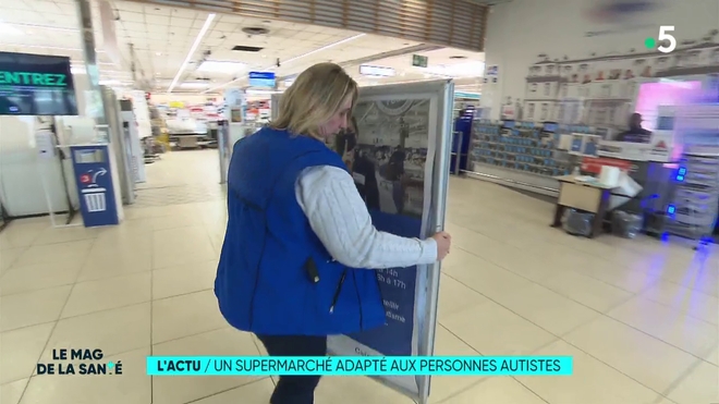 Un supermarché adapté aux personnes autistes