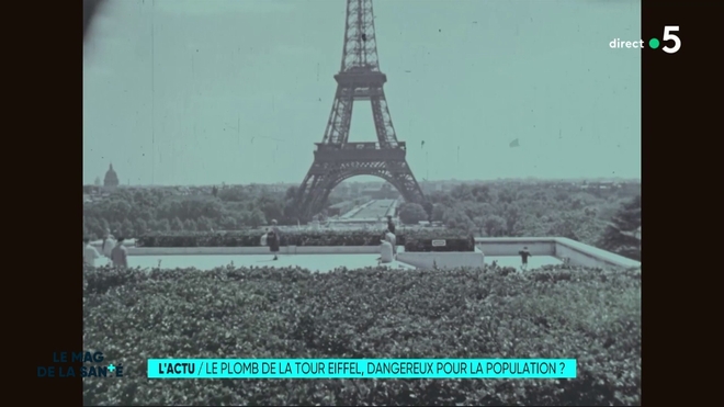 Le plomb de la Tour Eiffel, dangereux pou la population ?