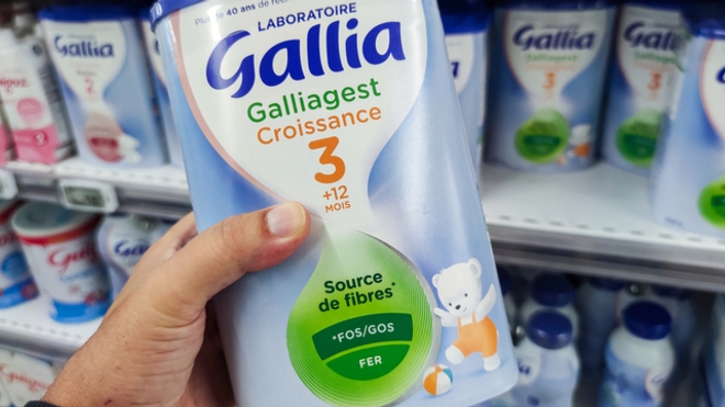Un ver retrouvé dans du lait en poudre pour bébé de la marque Gallia
