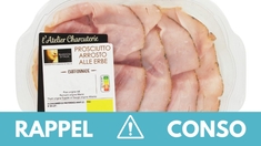 Rappel produit : Prosciutto Alle Erbe