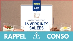 Rappel produit : 4 verrines Légumes - Ricotta - Tomate