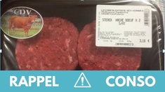 Rappel produit : plusieurs lots de steaks hachés