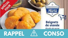 Rappel produit : beignets de viande surgelés