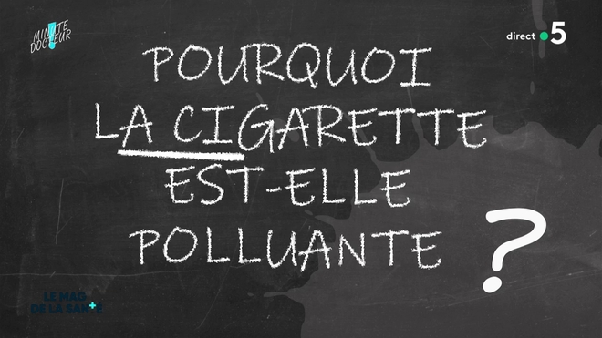 Pourquoi la cigarette est-elle polluante ?