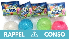 Rappel produit : balle Squeezy Crystal