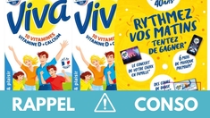 Rappel produit : Lait Viva Candia 10 Vitamines en briques