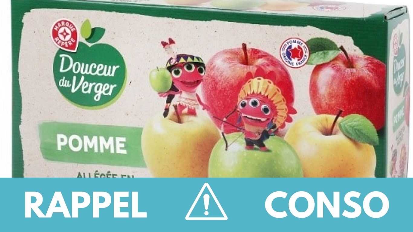Rappel produit Gourdes de compotes de marque Repère AlloDocteurs