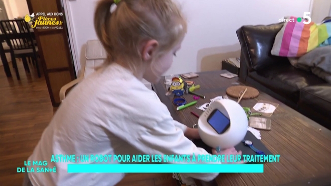 Asthme : un robot pour aider les enfants à prendre leur traitement