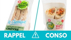 Rappel produit : sandwichs triangles et wraps