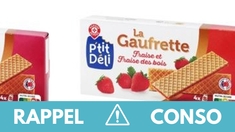 Rappel produit : plusieurs lots de gaufrettes