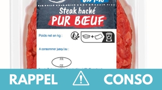 Rappel produit : Steak haché de boeuf