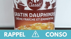 Rappel produit : Gratin Dauphinois Carrefour