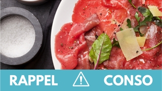 Rappel produit : Plusieurs références de carpaccio de boeuf