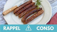 Rappel produit : chipolatas aux herbes