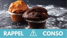 Rappel produit : Muffins chocolat et muffins vanille