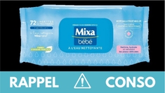 Rappel produit : Lingettes Mixa bébé