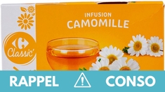 Rappel produit : Infusion camomille en sachets