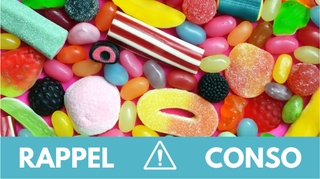 Rappel produit : plusieurs références de bonbons