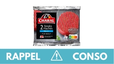 Rappel produit : Steaks hachés Charal