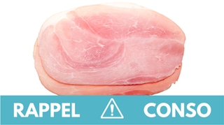 Rappel produit : jambon cuit