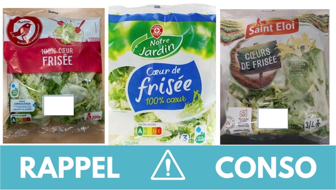 Rappel conso : salades en sachet