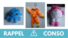 Rappel produit : plusieurs références de peluches