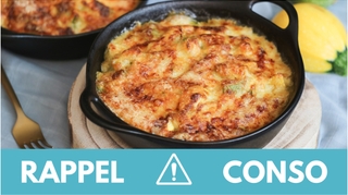 Rappel produit : plusieurs gratins