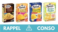 Rappel produit : Couscous et céréales Tipiak