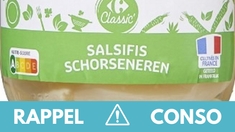 Rappel produit : Salsifis Carrefour en bocal