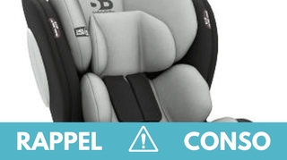 Rappel produit : Siège auto isofix