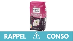 Rappel produit : Riz basmati Marque repère