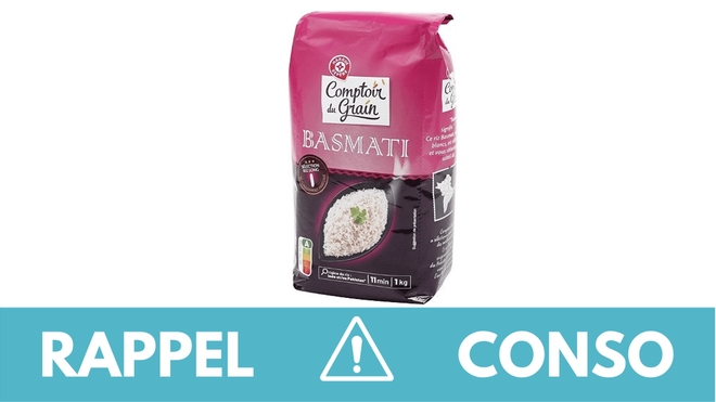 Rappel conso : riz basmati