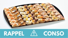 Rappel produit : Plateau de canapés surgelés