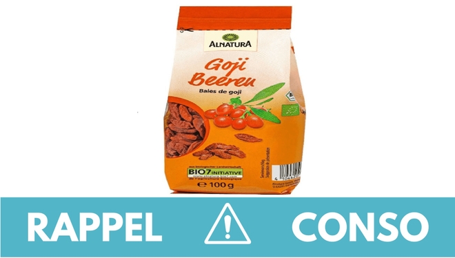 Rappel conso : baies de Goji