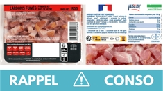 Rappel produit : Lardons nature et fumés