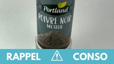 Rappel produit : Poivre noir moulu