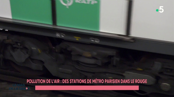 Pollution de l'air : des stations de métro parisien dans le rouge