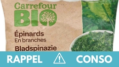 Rappel produit : Epinards en branches