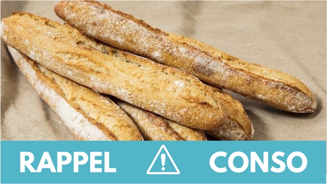 Rappel conso : baguettes et pains