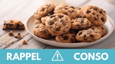 Rappel produit : plusieurs références de cookies