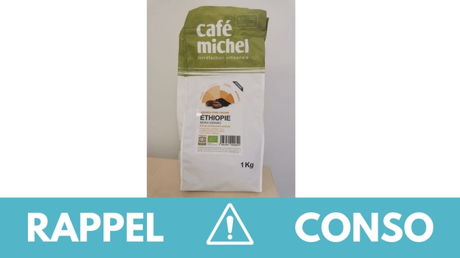 Rappel produit : café arabica en grains