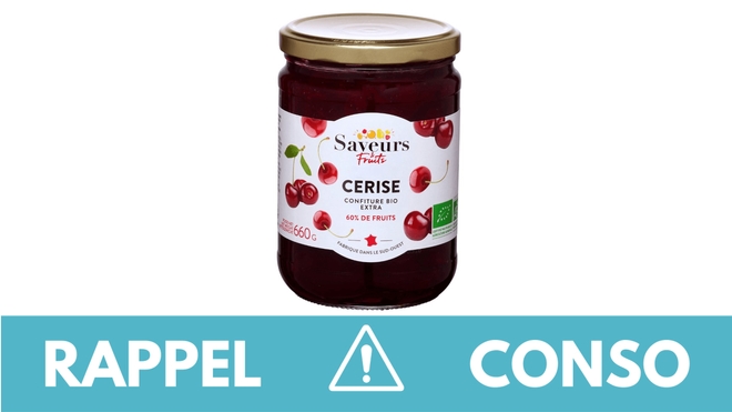 Rappel conso : confiture