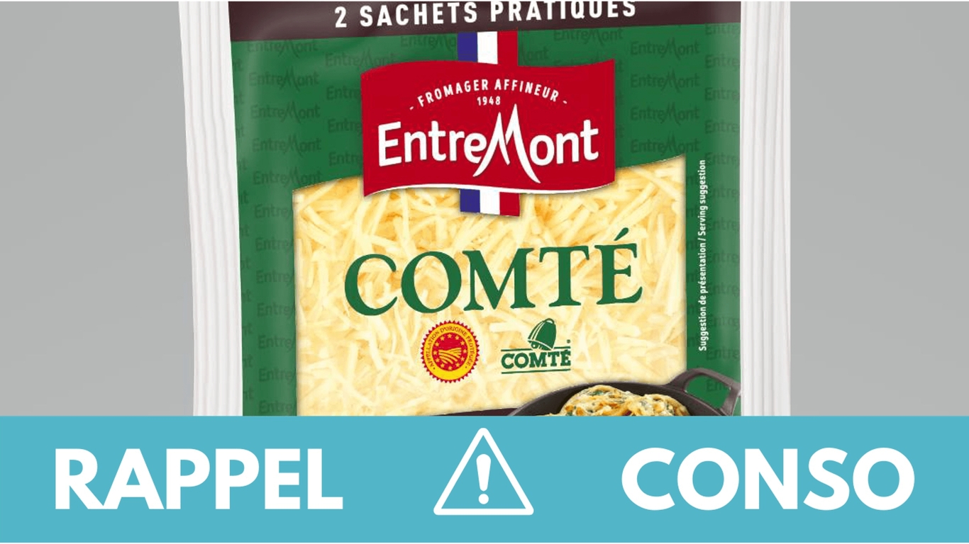 Product recall: Grated entremont Comte