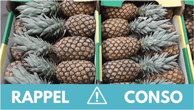 Rappel conso : ananas