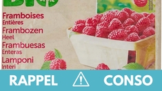 Rappel produit : ces framboises surgelées peuvent causer une gastro