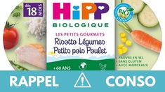 Rappel produit : Petit plat pour bébé HiPP