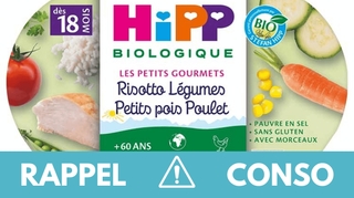 Rappel produit : Petit plat pour bébé HiPP