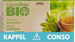 Rappel produit : Infusion Verveine vendue chez Carrefour