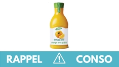 Rappel produit : Jus d'orange Innocent