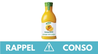 Rappel produit : Jus d'orange Innocent